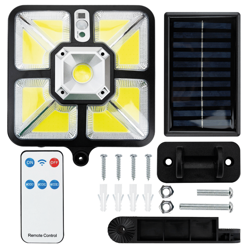 Zewnętrzna mocna lampa solarna LED 